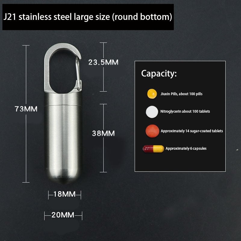 (š„Last Day Promotion - 49% off)2024-Moisture-proof and Waterproof Stainless Steel Sealed Storage Bottle
